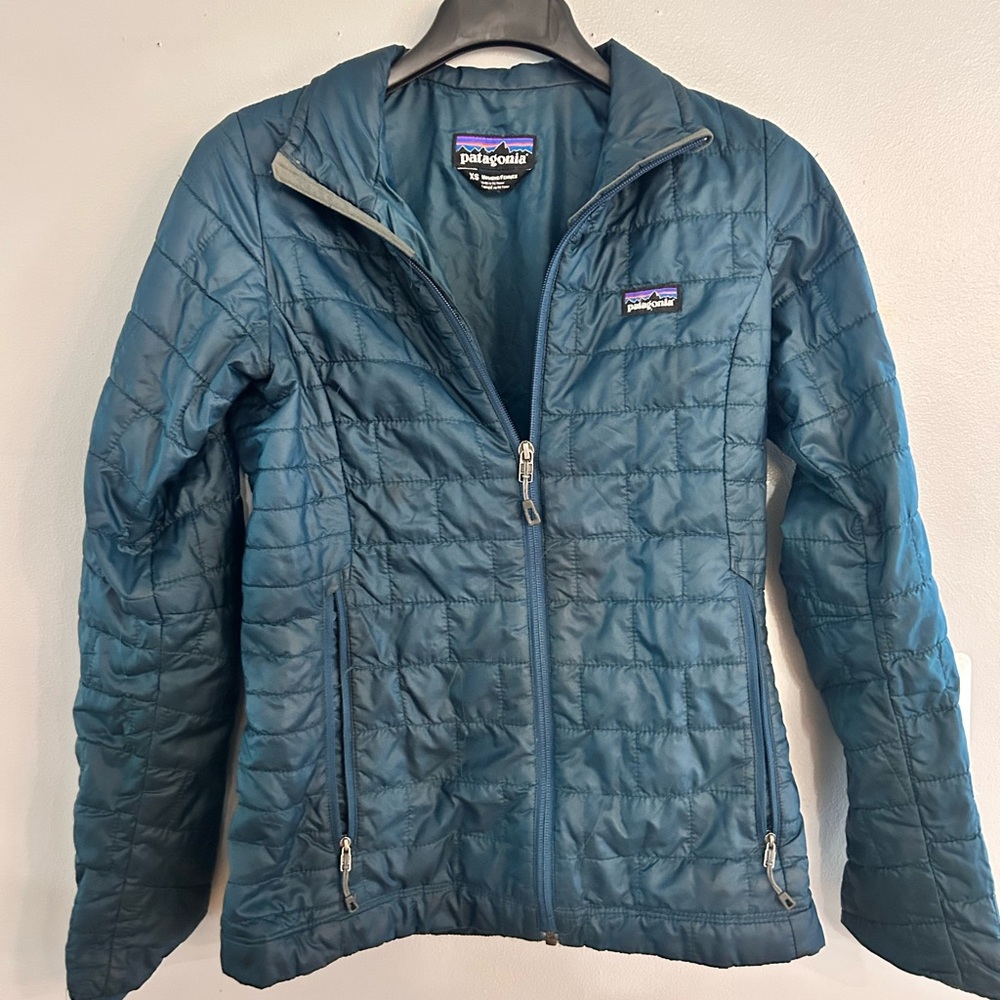 Patagonia Blue Quilted Jacket